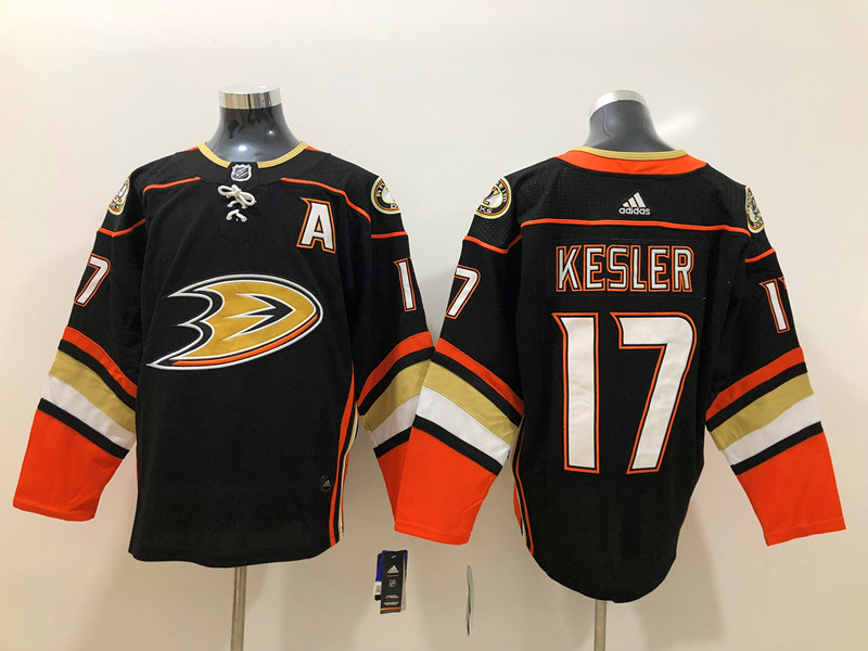 Men's Anaheim Ducks Ryan Kesler #17 Black Home Breakaway Jersey